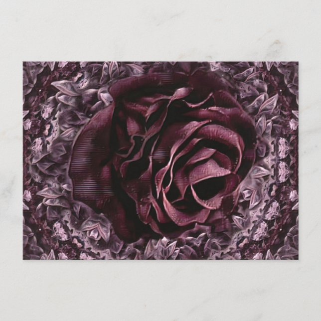 Rose Mandala  Enclosure Card (Front)