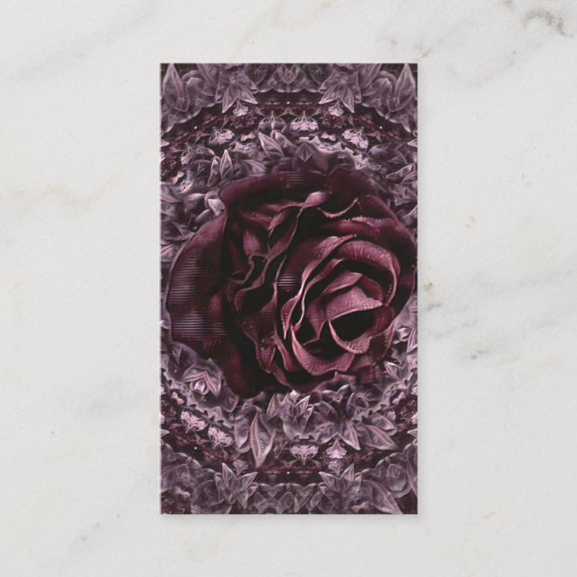 Rose Mandala  Enclosure Card (Front)