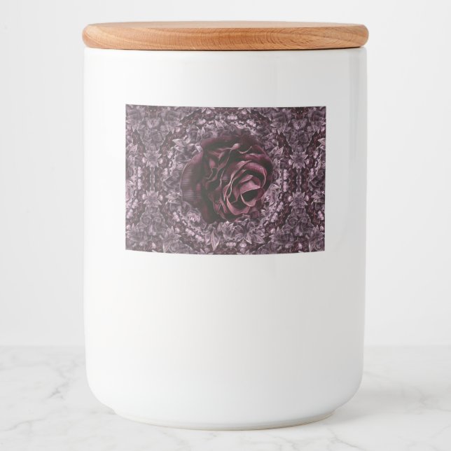 Rose Mandala  Food Label (Front)