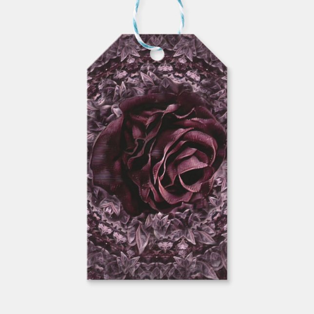 Rose Mandala  Gift Tags (Front)