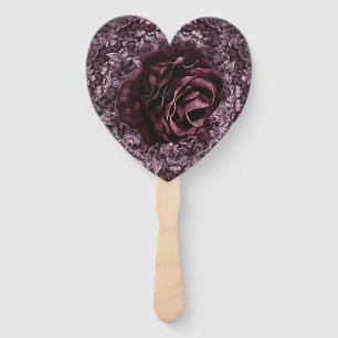 Rose Mandala  Hand Fan