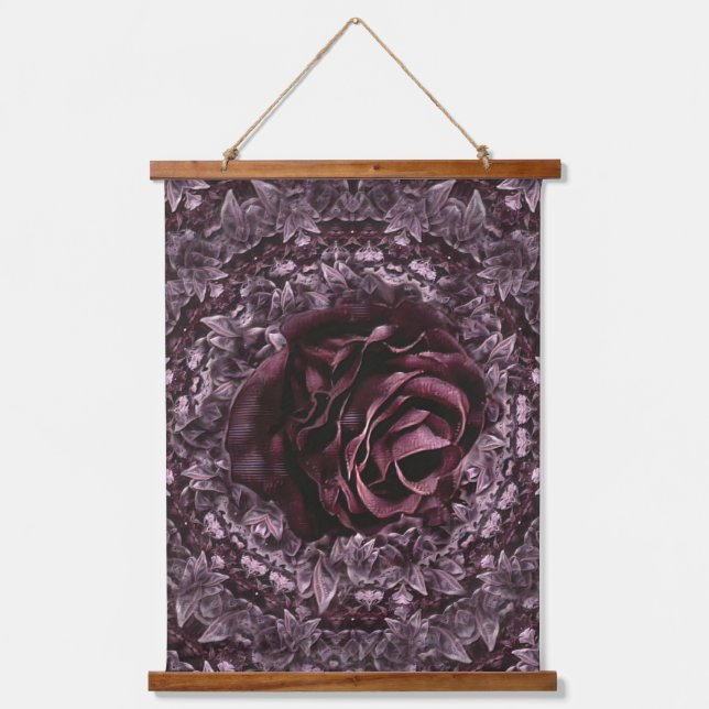 Rose Mandala  Hanging Tapestry (Front)