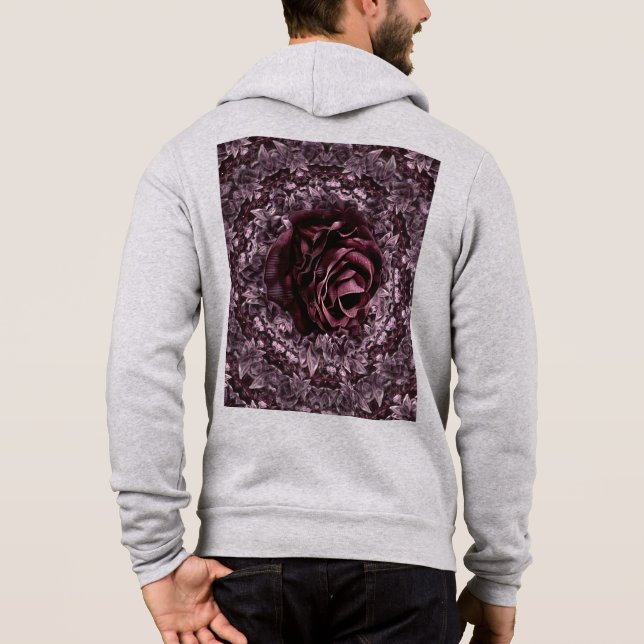 Rose Mandala  Hoodie (Back)