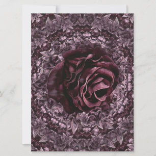 Rose Mandala  Invitation