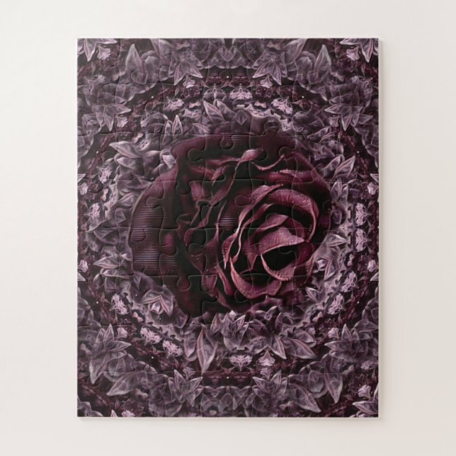 Rose Mandala  Jigsaw Puzzle (Vertical)