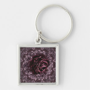 Rose Mandala Key Ring