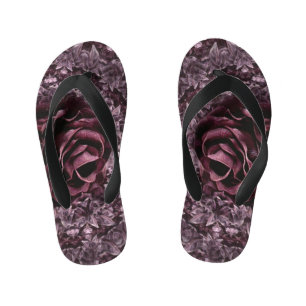 Rose Mandala Kid's Flip Flops