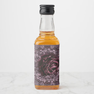 Rose Mandala  Liquor Bottle Label