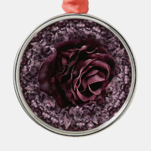 Rose Mandala Metal Tree Decoration
