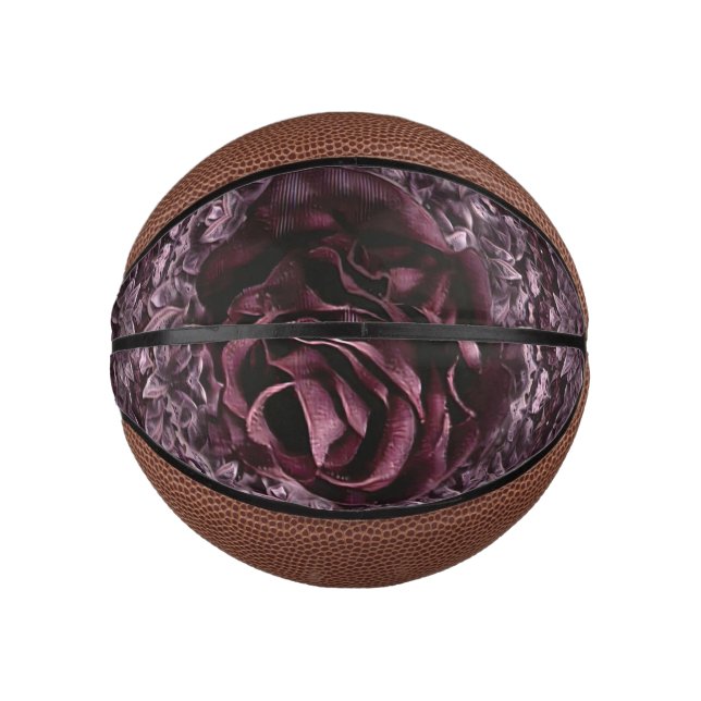 Rose Mandala  Mini Basketball (Front)