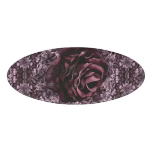 Rose Mandala Name Tag