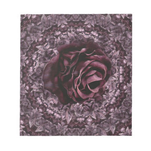 Rose Mandala Notepad