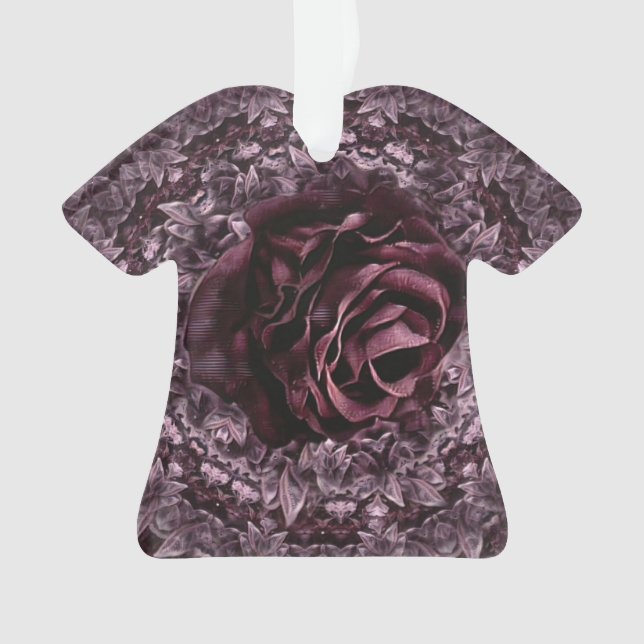 Rose Mandala  Ornament (Front)