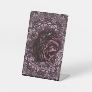 Rose Mandala Pedestal Sign