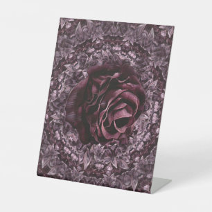 Rose Mandala Pedestal Sign