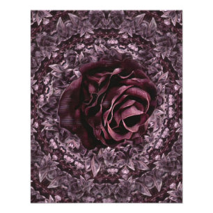 Rose Mandala  Photo Print