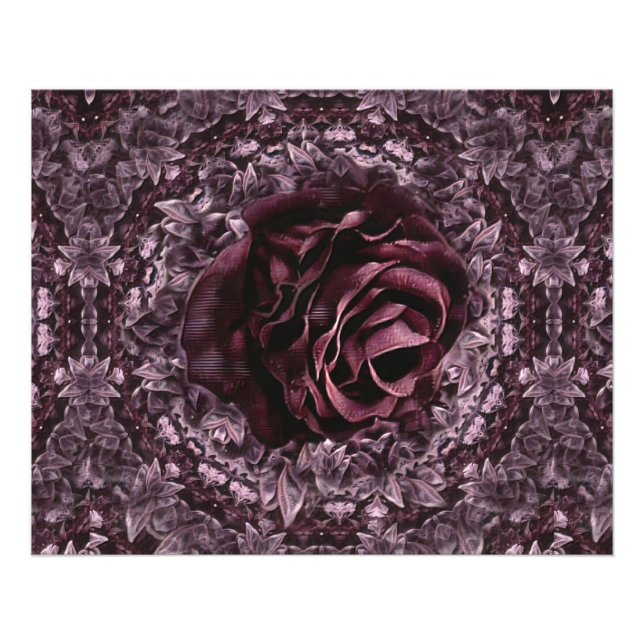 Rose Mandala  Photo Print (Front)