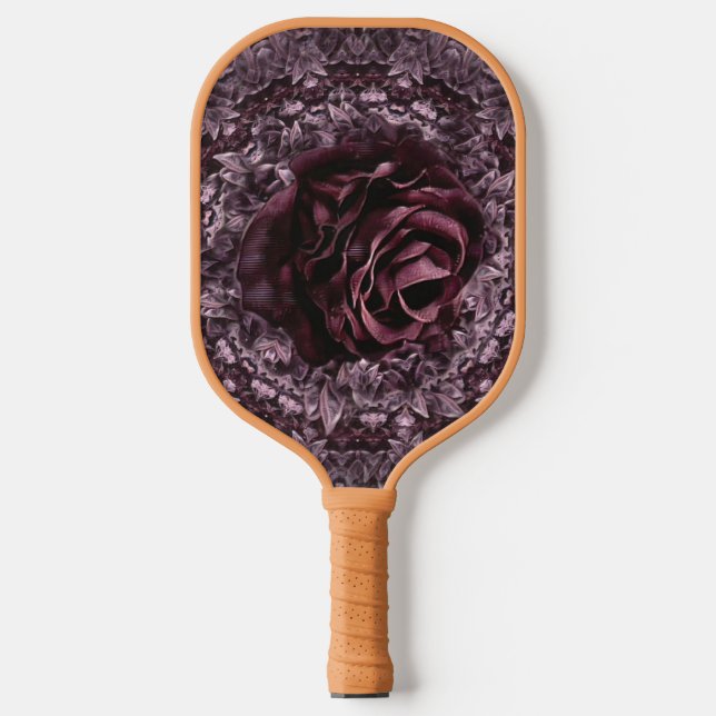 Rose Mandala  Pickleball Paddle (Front)
