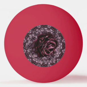 Rose Mandala Ping Pong Ball