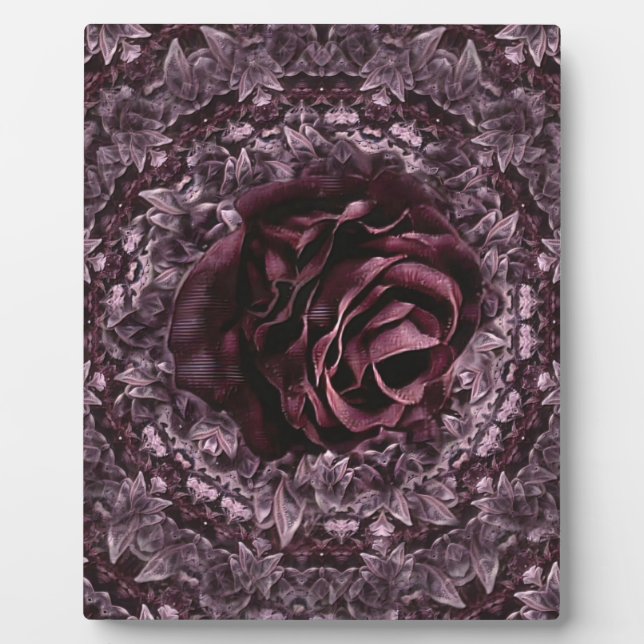 Rose Mandala  Plaque (Front)