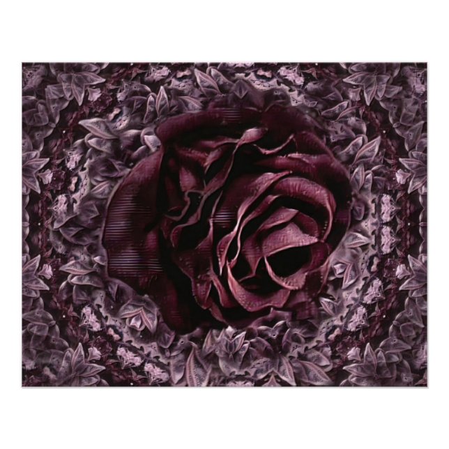 Rose Mandala  Poster (Front)