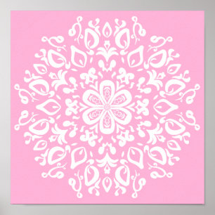 Rose Mandala Poster