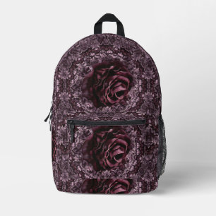 Rose Mandala Printed Backpack