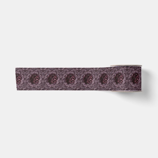 Rose Mandala  Satin Ribbon (Front)