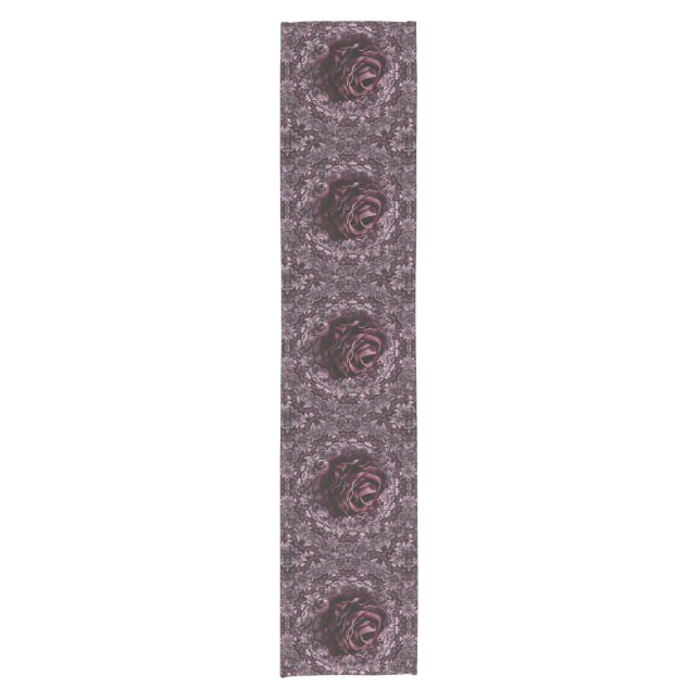 Rose Mandala  Short Table Runner (Front)
