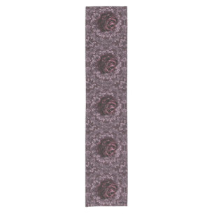 Rose Mandala Short Table Runner