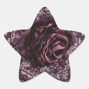 Rose Mandala  Star Sticker
