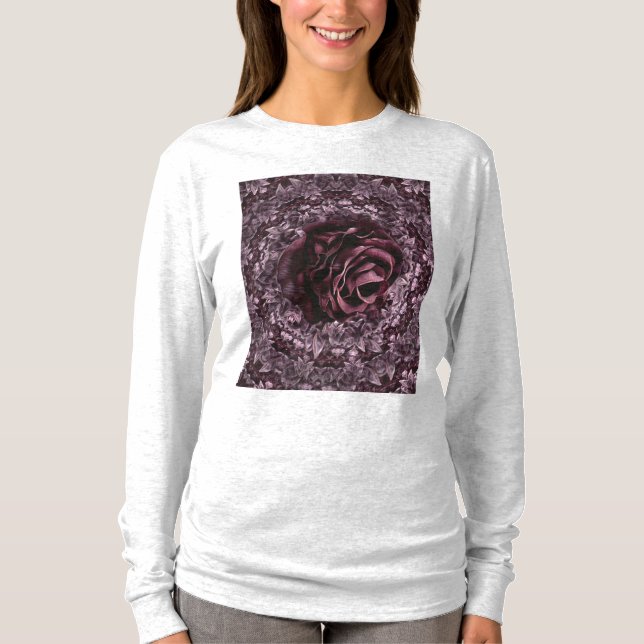 Rose Mandala  T-Shirt (Front)