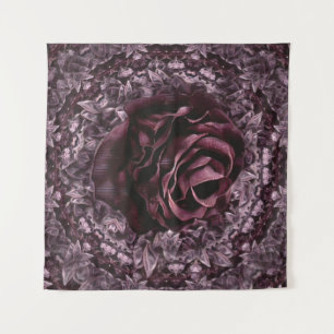 Rose Mandala  Tapestry