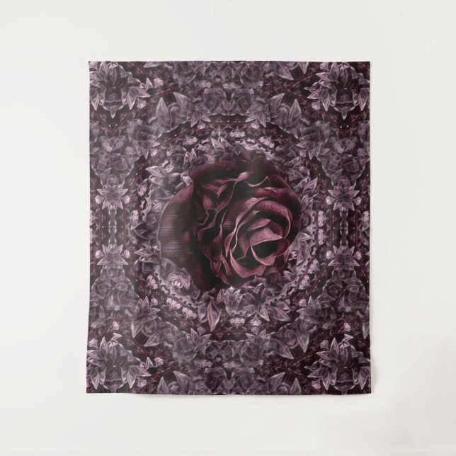 Rose Mandala  Tapestry (Front)