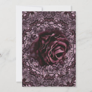 Rose Mandala Thank You Card
