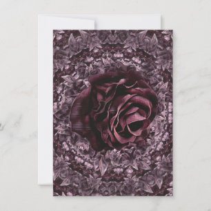 Rose Mandala  Thank You Card
