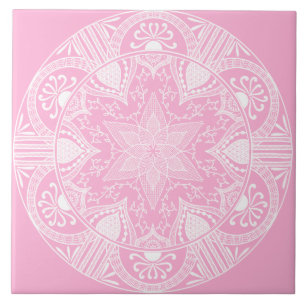 Rose Mandala Tile