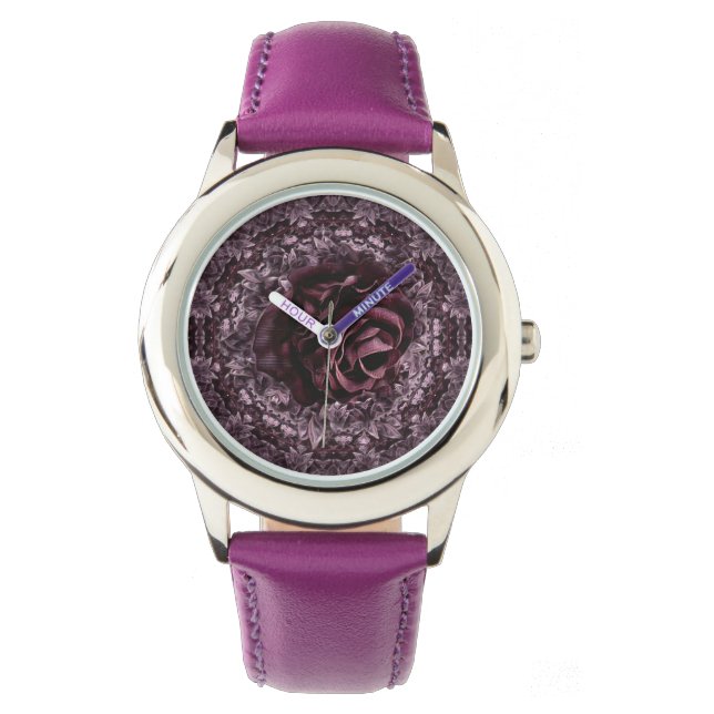 Rose Mandala  Watch (Front)