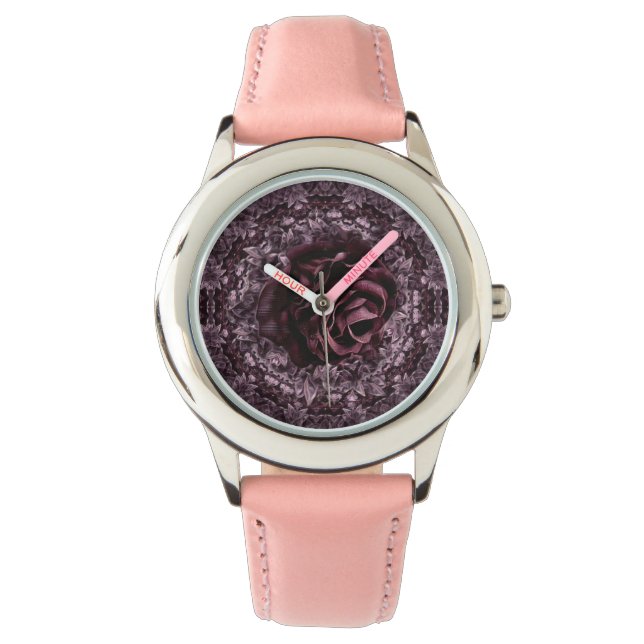 Rose Mandala  Watch (Front)