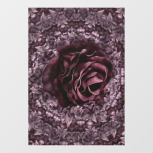 Rose Mandala Window Cling