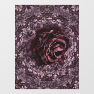Rose Mandala Window Cling