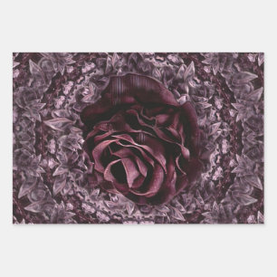 Rose Mandala  Wrapping Paper Sheet