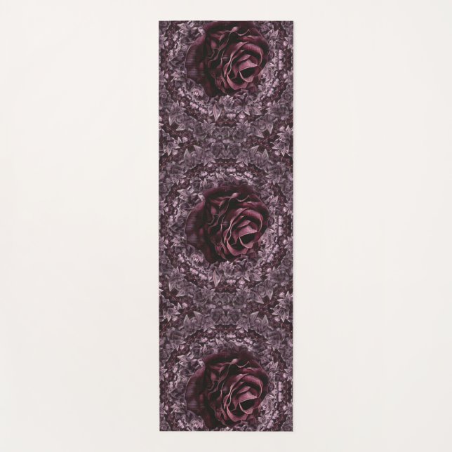 Rose Mandala Yoga Mat (Front)