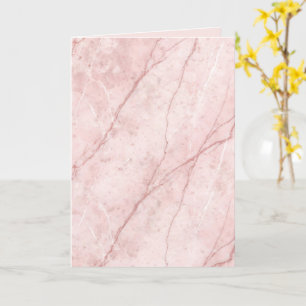Rose Marble Organic Dusty Rose Blush Card