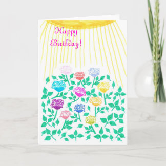 rose meadow card