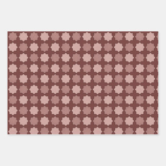 Rose Medina Geometric Wrapping Paper Sheet