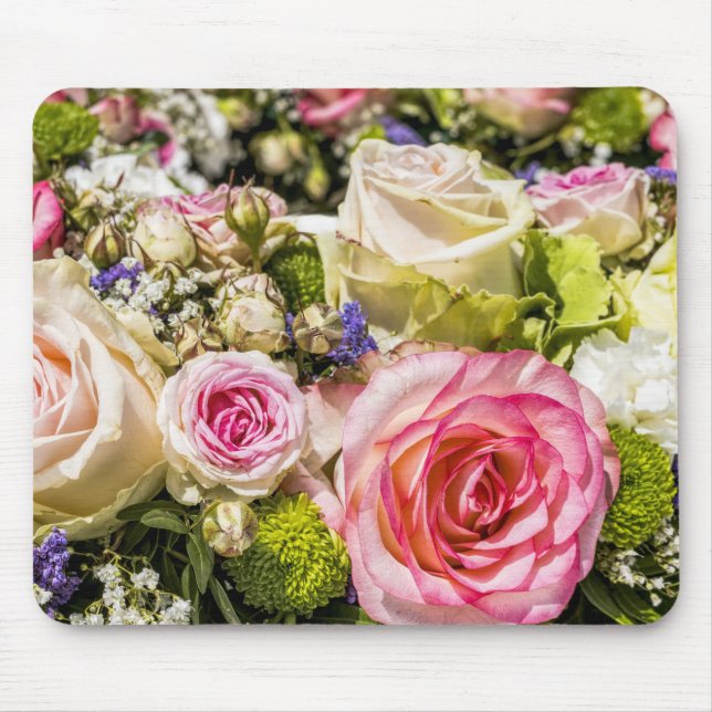 Rose Mix Two Mouse Mat (Front)