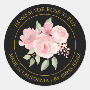 Rose Modern label