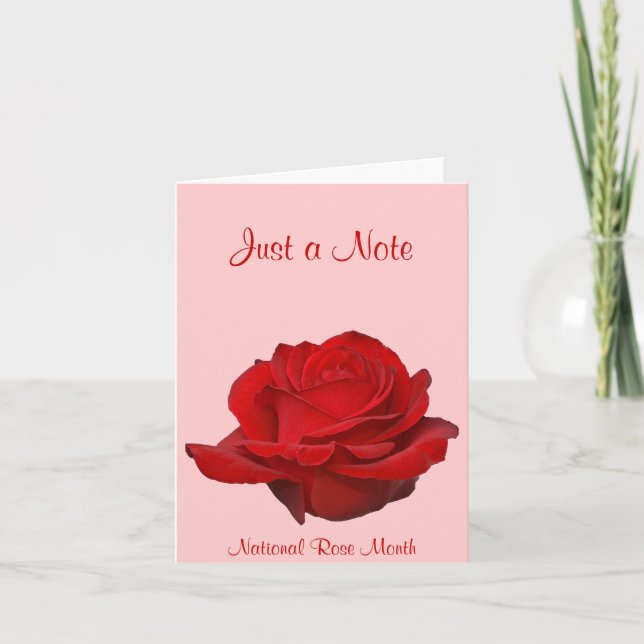 Rose Month Greeting Card (Front)