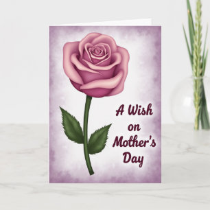 Rose Mothers Day Wish Card